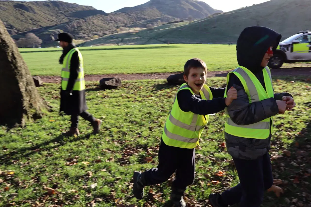 Fun in Holyrood park