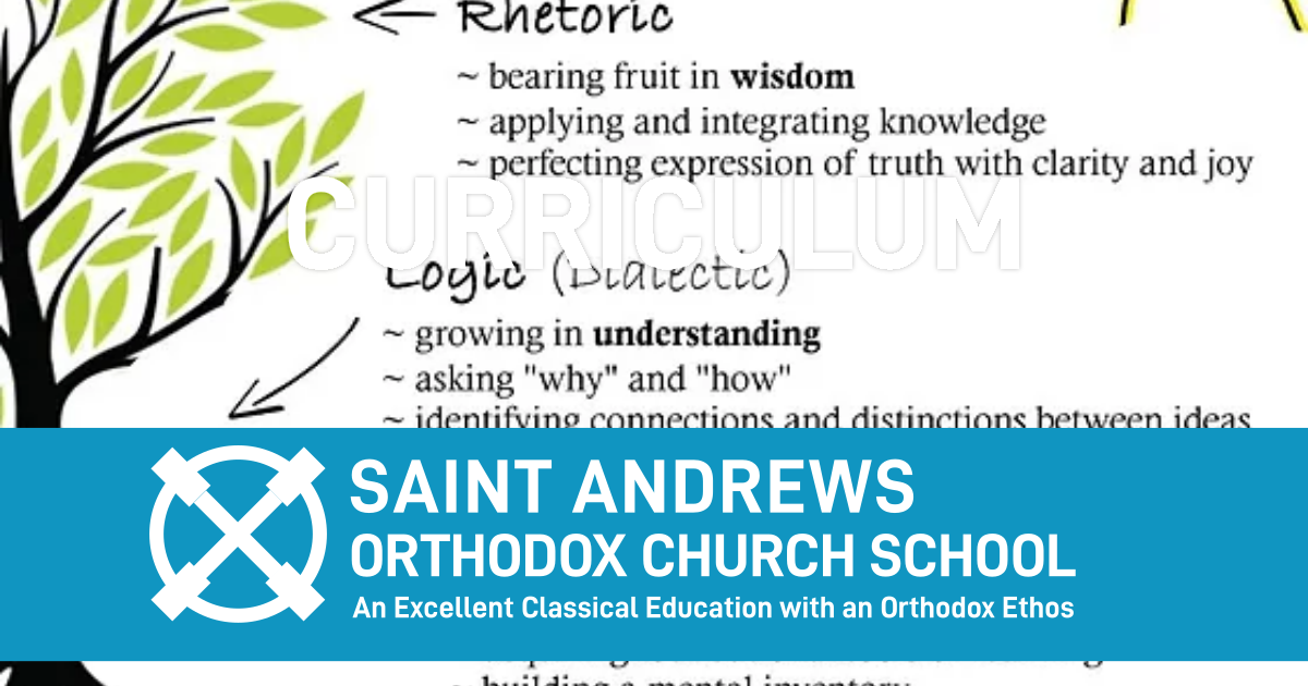 Saint Andrew's Orthodox Church School – Curriculum
