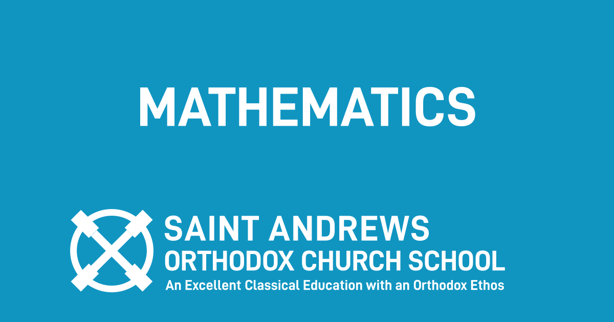 Saint Andrew's Orthodox Church School – Mathematics